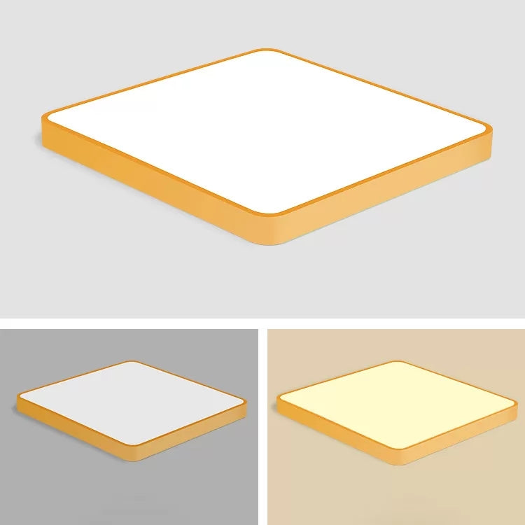 Slanke vierkante inbouwlamp van acryl in Scandinavische stijl LED-plafondlamp voor kantoorgang