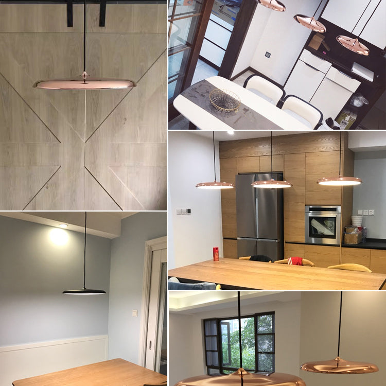 Lumière suspendue en métal Postmodern LED PENDANT POUR LE SALLE SOIX SOIR