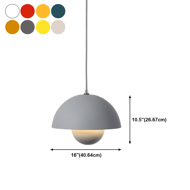 Métal coloré lumière suspendue moderne la lumière du salon du salon