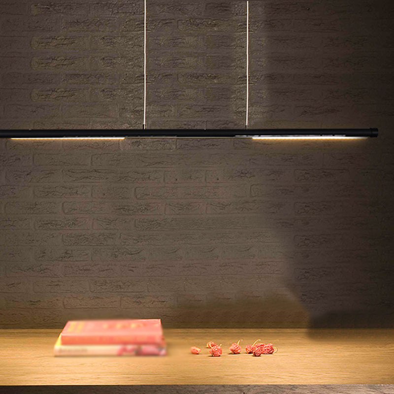 Style luminaire île en aluminium simple