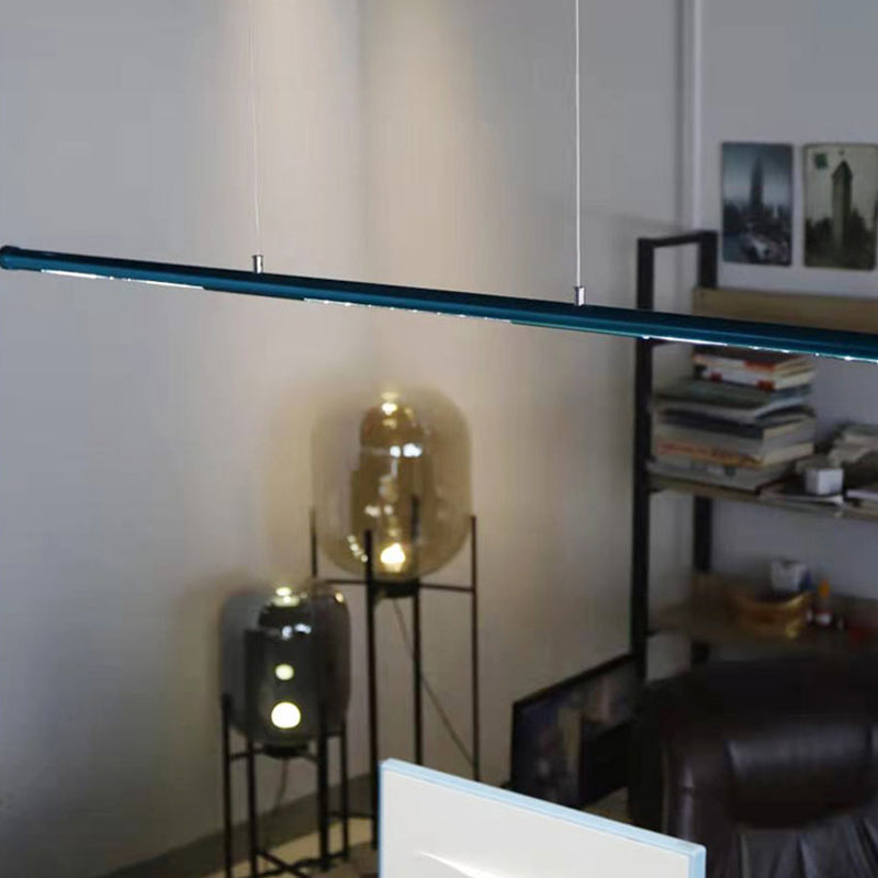 Style luminaire île en aluminium simple