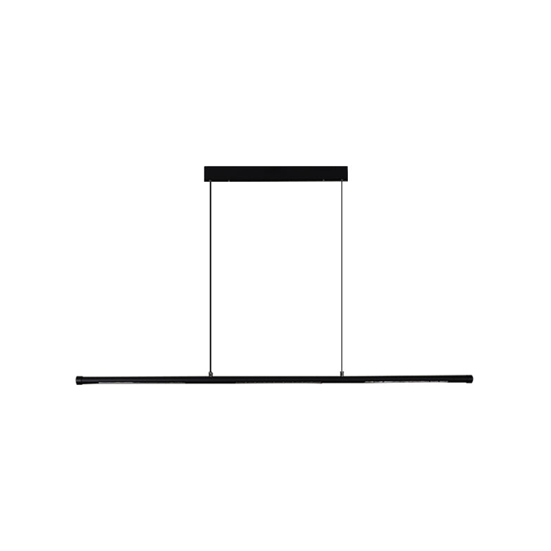 Style luminaire île en aluminium simple