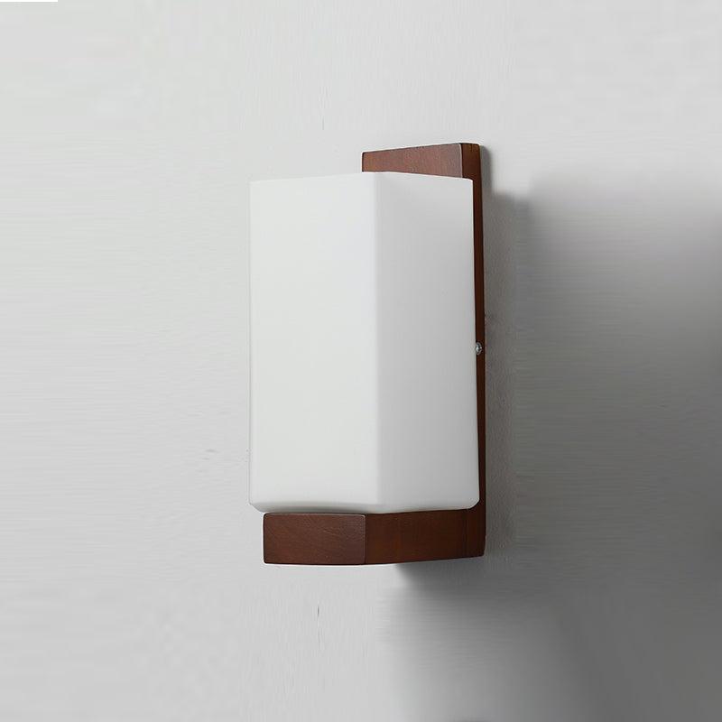 Nordic Wall Mount Lamp Modern Style Wooden Wall Sconce Light for Living Room