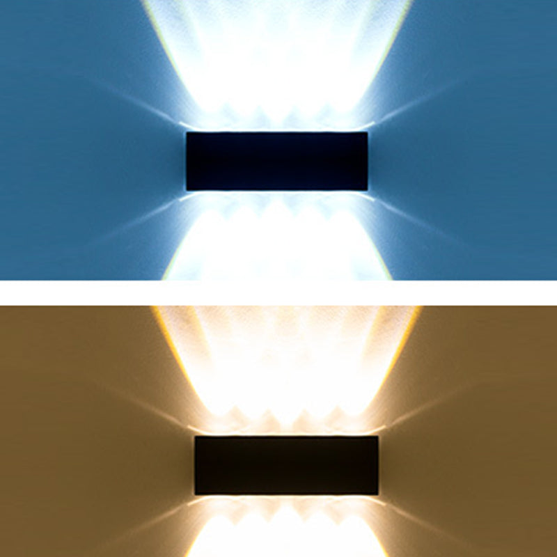 Nordic Wall Mount Lamp Modern Style LED Rectangle Wall Sconce Light for Living Room