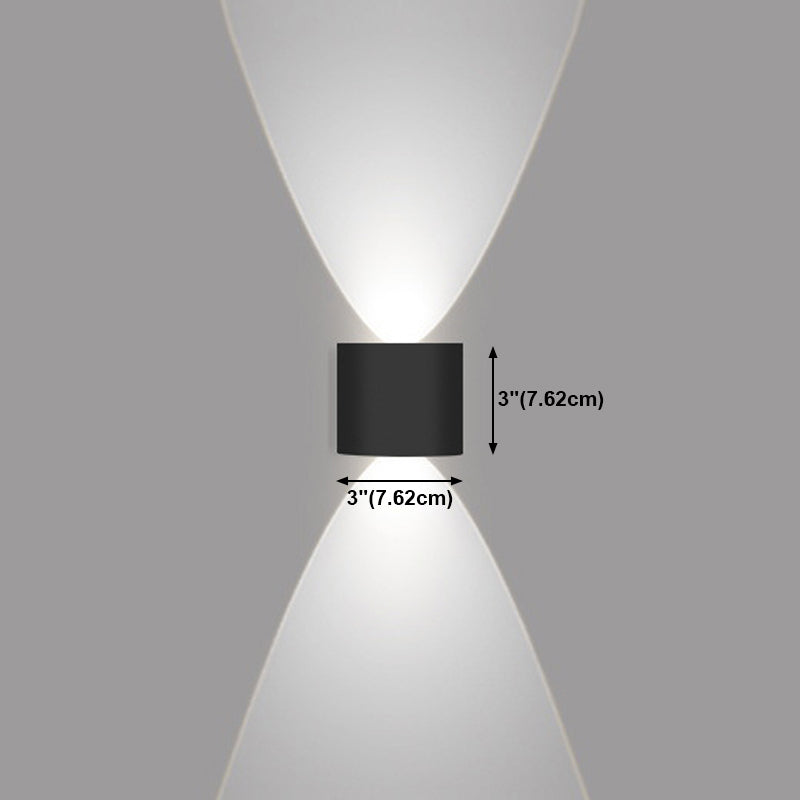 Nordic Wall Mount Lamp Modern Style LED Rectangle Wall Sconce Light for Living Room