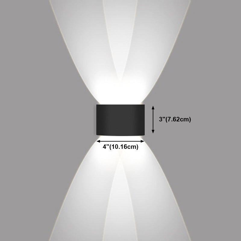 Nordic Wall Mount Lamp Modern Style LED Rectangle Wall Sconce Light for Living Room