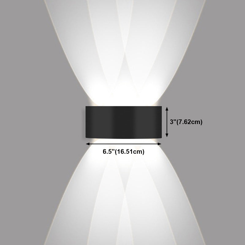 Nordic Wall Mount Lamp Modern Style LED Rectangle Wall Sconce Light for Living Room