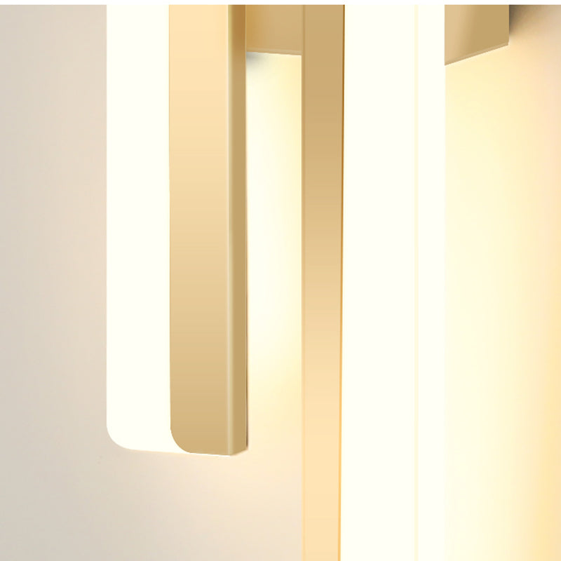 Nordischer Metall Wandleuchte goldene Wandleuchte für Wohnzimmer