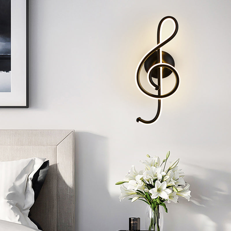 Moderner Stil Metall Wandleuchte lineare Form LED -Wandleuchte für Schlafzimmer