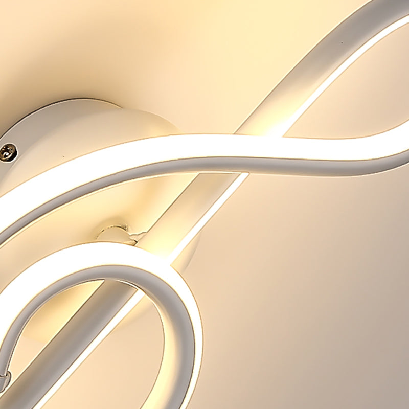 Moderner Stil Metall Wandleuchte lineare Form LED -Wandleuchte für Schlafzimmer