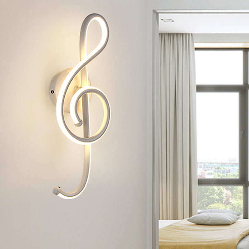Moderner Stil Metall Wandleuchte lineare Form LED -Wandleuchte für Schlafzimmer