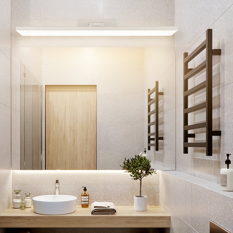 Linear LED Vanity Wall Light Fixtures Modern Mirror Front Light with Acrylic Shade