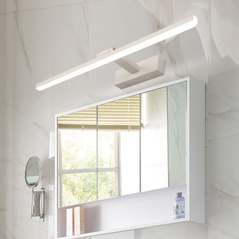 Linear LED Vanity Wall Light Fixtures Modern Mirror Front Light with Acrylic Shade