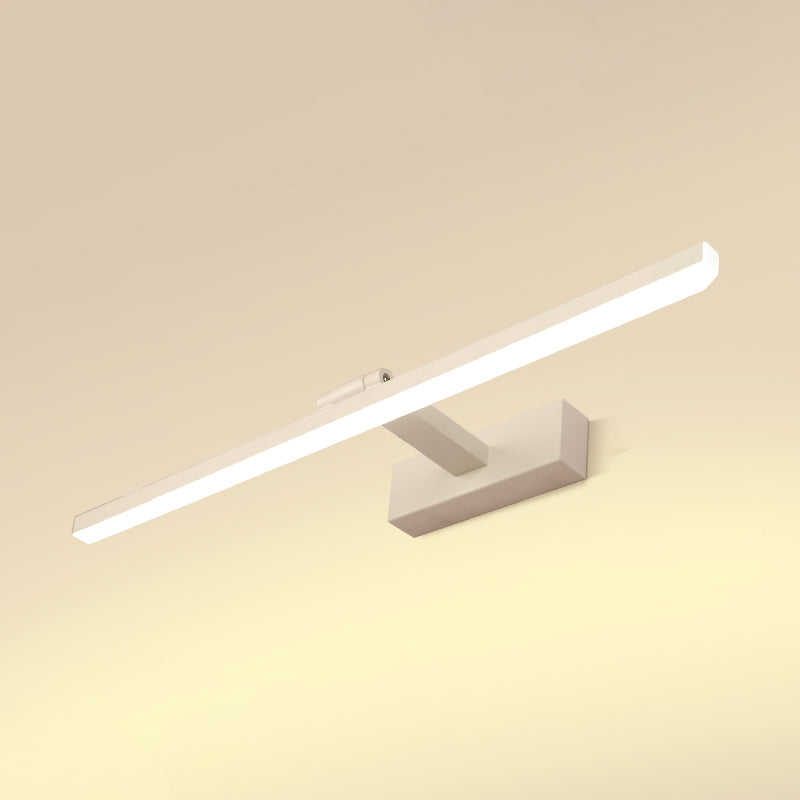 Linear LED Vanity Wall Light Fixtures Modern Mirror Front Light with Acrylic Shade