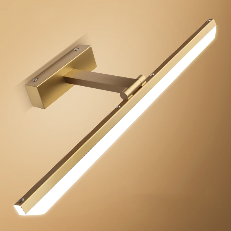 Linear LED Vanity Wall Light Fixtures Modern Mirror Front Light with Acrylic Shade