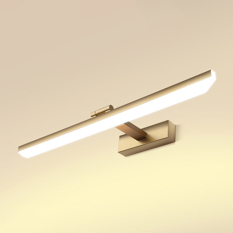 Linear LED Vanity Wall Light Fixtures Modern Mirror Front Light with Acrylic Shade