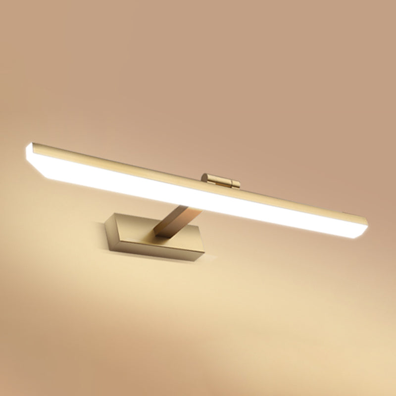 Linear LED Vanity Wall Light Fixtures Modern Mirror Front Light with Acrylic Shade