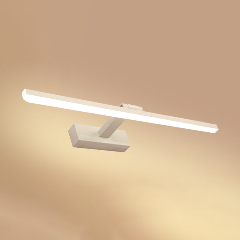 Linear LED Vanity Wall Light Fixtures Modern Mirror Front Light with Acrylic Shade
