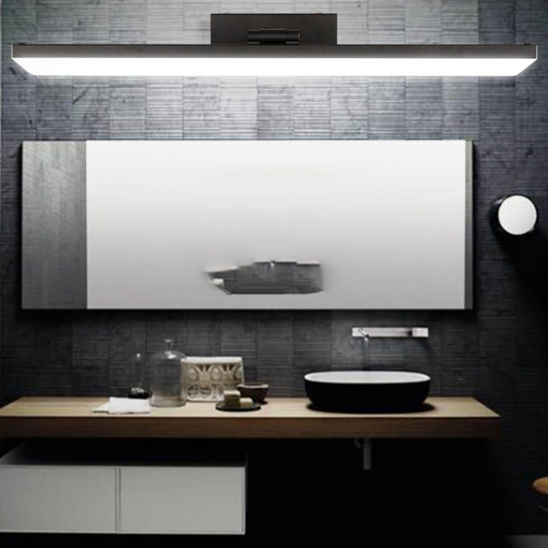 Linear LED Vanity Wall Light Fixtures Modern Mirror Front Light with Acrylic Shade