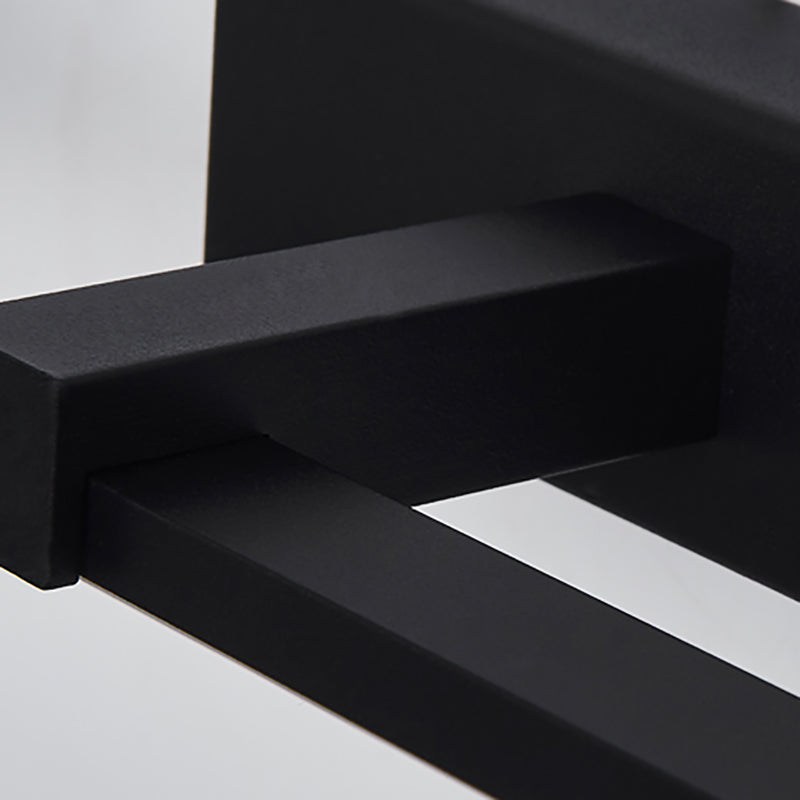 Lampade per pareti di vanità a LED nero Light MODER MODER MODER MODERA ANTERIORE con tonalità silicone