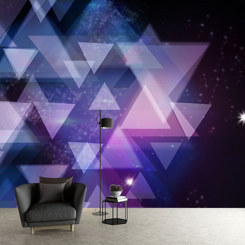 Washable Stain Resistant Mural Wallpaper Geometry Indoor Wall Mural