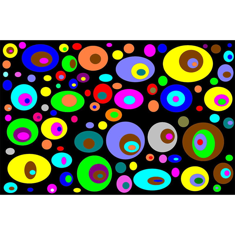 Geometry Illustration Mural Wallpaper Decorative Bedroom Wall Mural