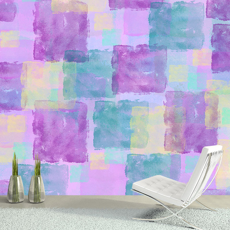 Modern Style Wall Mural Wallpaper Geometry Sitting Room Wall Mural