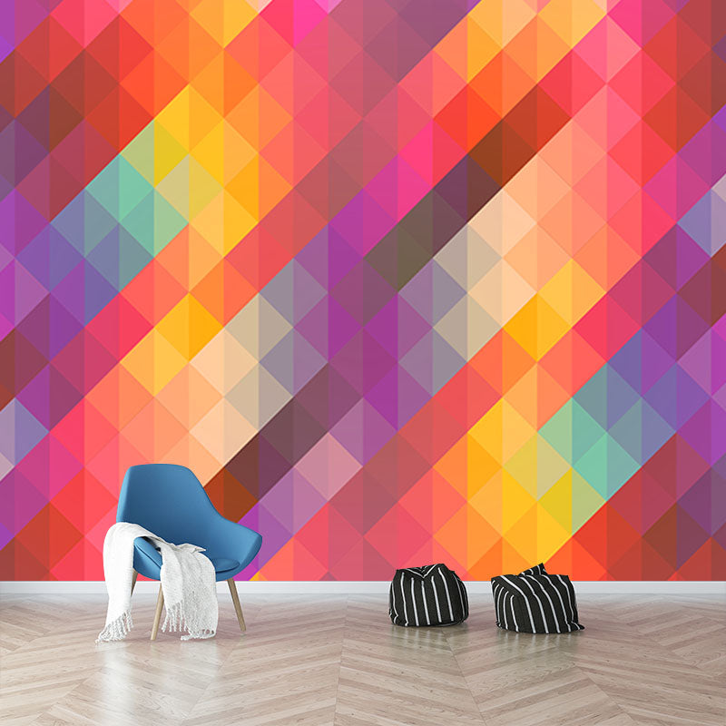 Geometry Mildew Resistant Mural Wallpaper Living Room Wall Mural