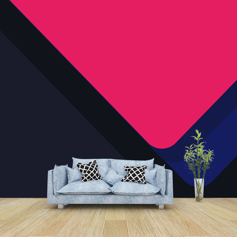 Modern Illustration Mural Wallpaper Geometry Living Room Wall Mural