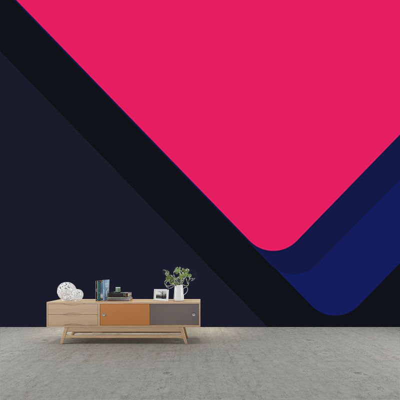 Modern Illustration Mural Wallpaper Geometry Living Room Wall Mural
