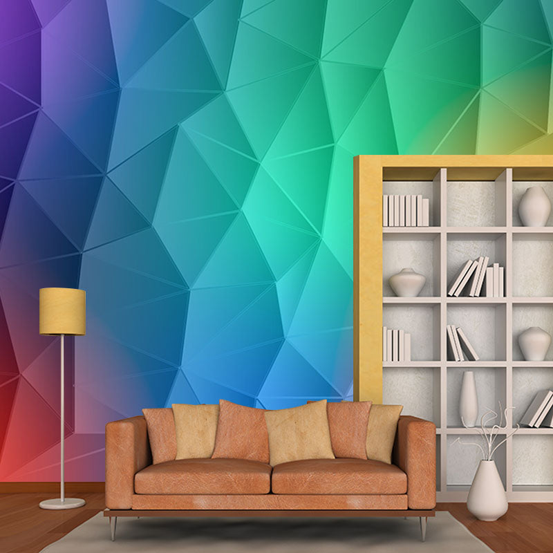 Decorative Illustration Mural Wallpaper Geometry Indoor Wall Mural