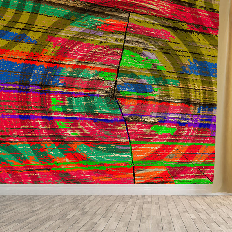 Photography Environment Friendly Mural Wallpaper Wood Grain Bedroom Wall Mural