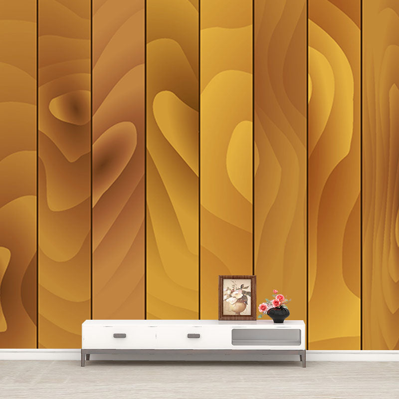 Environmental Wall Mural Wallpaper Wood Grain Sitting Room Wall Mural