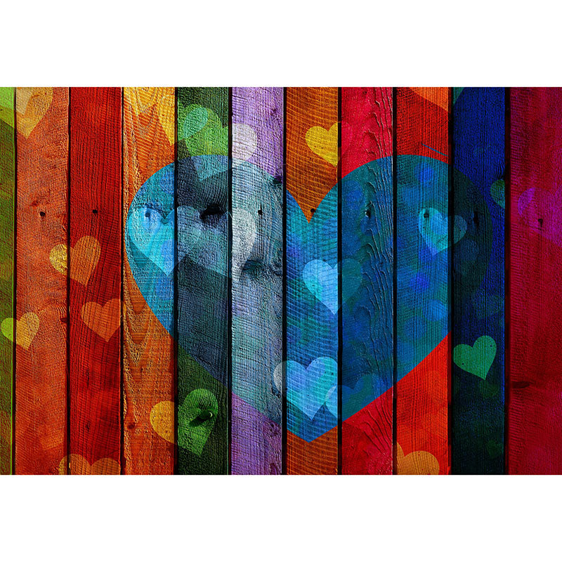 Washable Stain Resistant Wall Mural Wallpaper Wood Grain Sitting Room Wall Mural