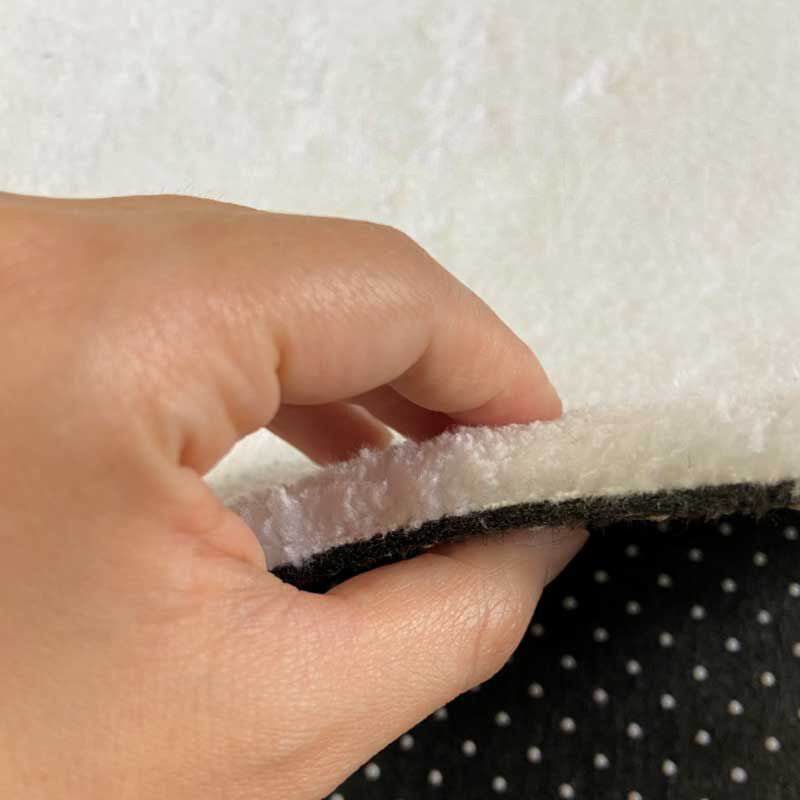 Black and White Abstract Carpet Area Carpet Anti-Slip Washable Rug for Living Room