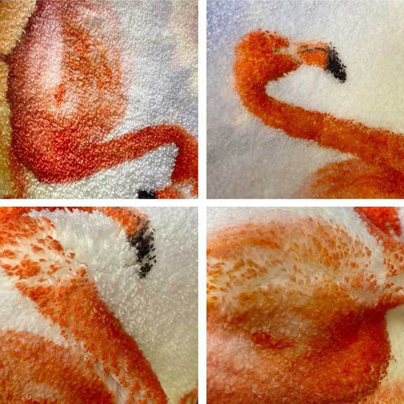 Black and White Abstract Carpet Area Carpet Anti-Slip Washable Rug for Living Room