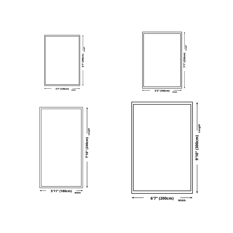 Contemporary Rug Colorblock with Line Background Rug Friendly Non-Slip Carpet for Home