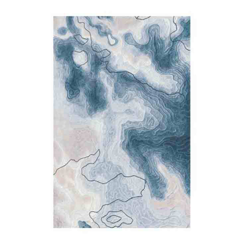 Apricot Simplicity Carpet Polyester Graphic Carpet Stain Resistant Carpet for Drawing Room