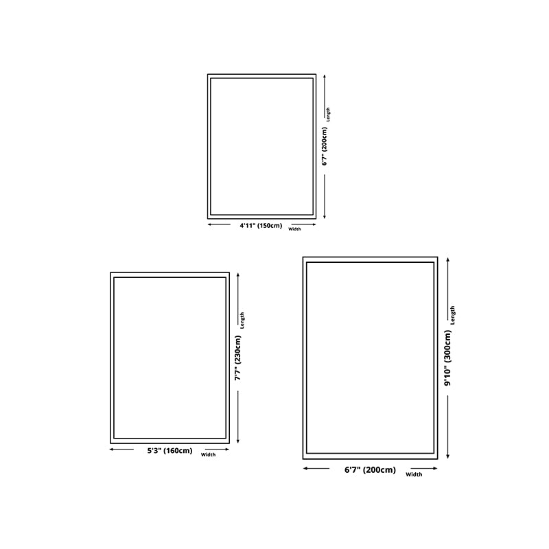 Apricot Simplicity Carpet Polyester Graphic Carpet Stain Resistant Carpet for Drawing Room