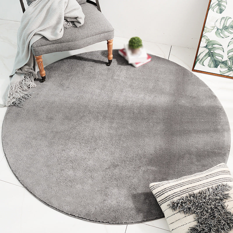 Green Leaves Carpet Polyester Nordic Carpet Washable Carpet for Living Room