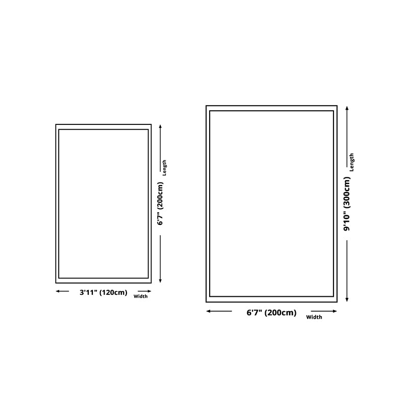 Gray Moden Rug Polyester Geometry Rug Washable Rug for Living Room