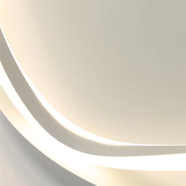 Luminaires encastrés contemporains Lampes encastrées circulaires en métal à 1 lumière pour chambre à coucher