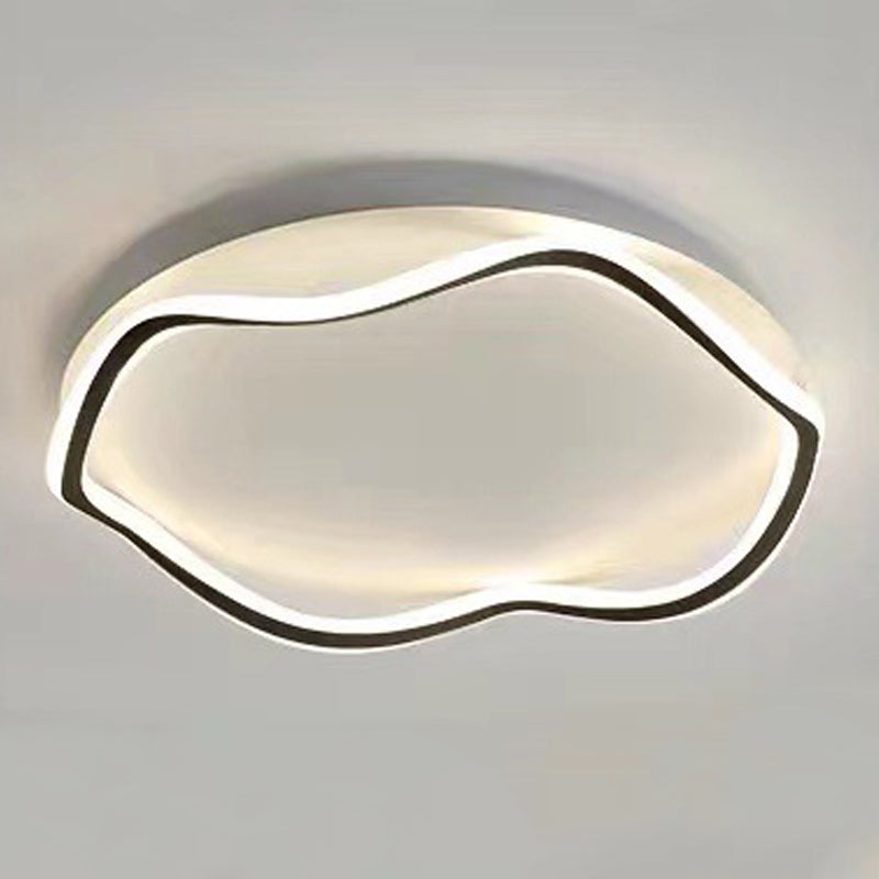 Luminaires encastrés contemporains Lampes encastrées circulaires en métal à 1 lumière pour chambre à coucher