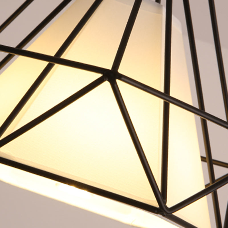 Industrial Flush Light Fixtures Diamond Metal 1 Light Flush Mount Lamps