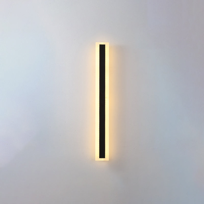 Éclairage de mur de métal linéaire