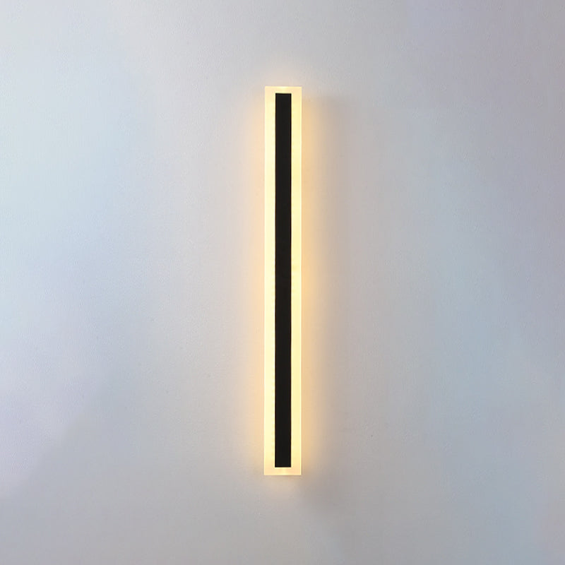 Éclairage de mur de métal linéaire