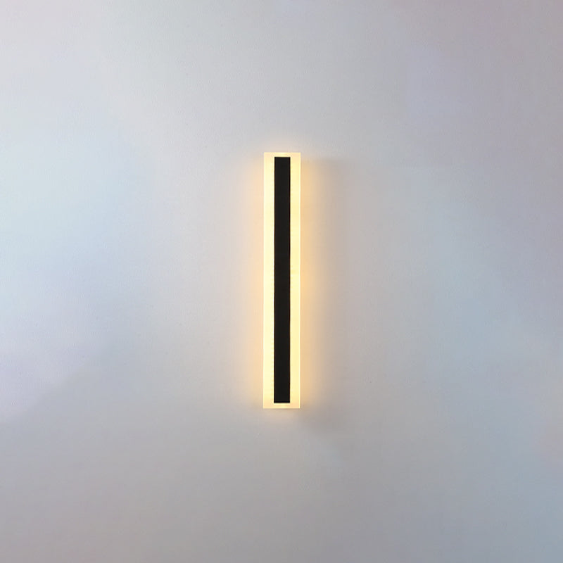 Éclairage de mur de métal linéaire