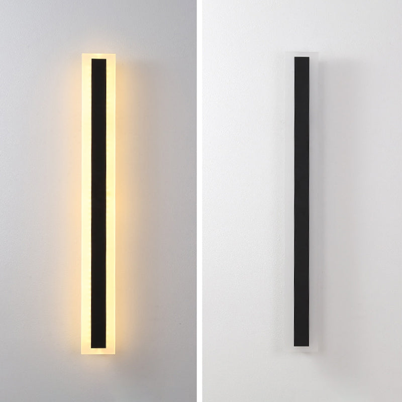 Éclairage de mur de métal linéaire