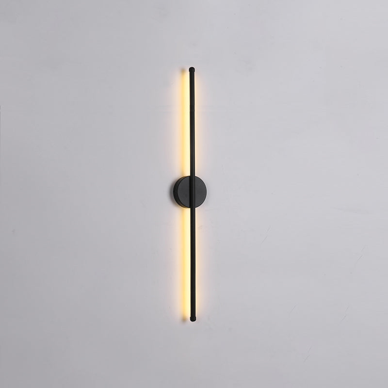 Lineare Form Metall Wandleuchten moderner Stil 2 Leuchten Wandmontageleuchte
