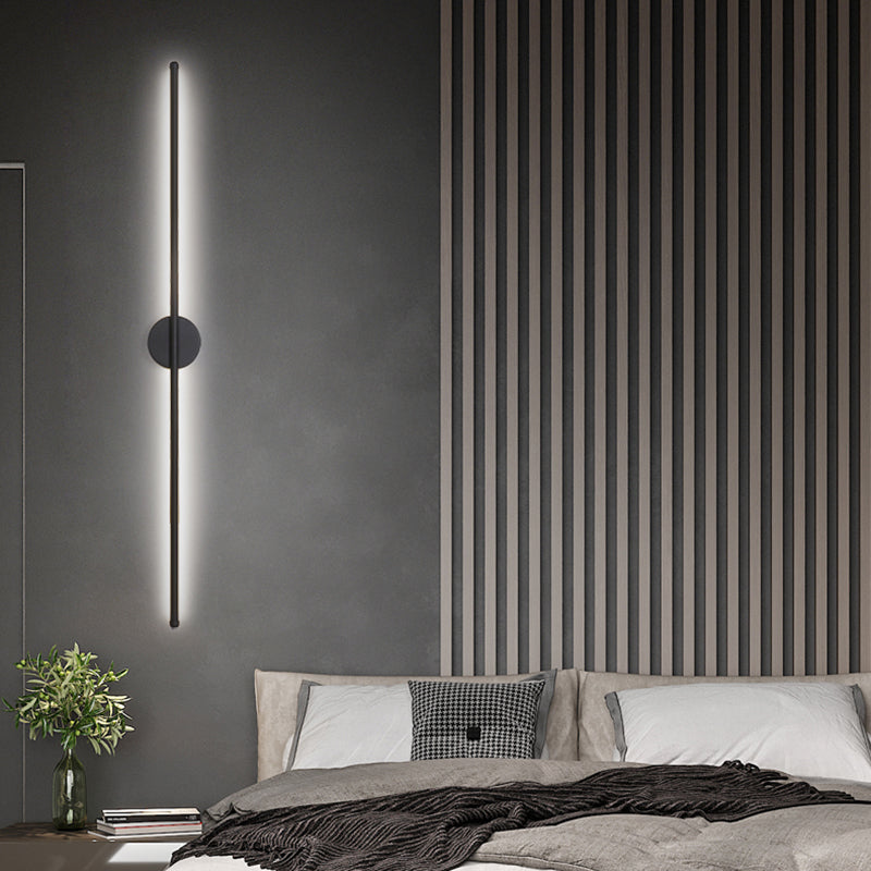 Lineare Form Metall Wandleuchten moderner Stil 2 Leuchten Wandmontageleuchte